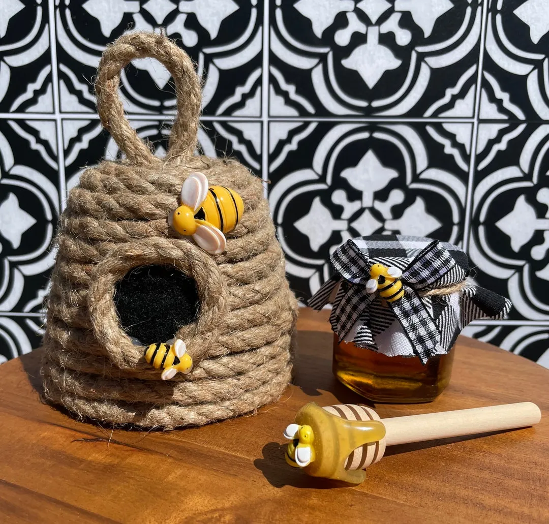 12356 bee hive kitchen textiles