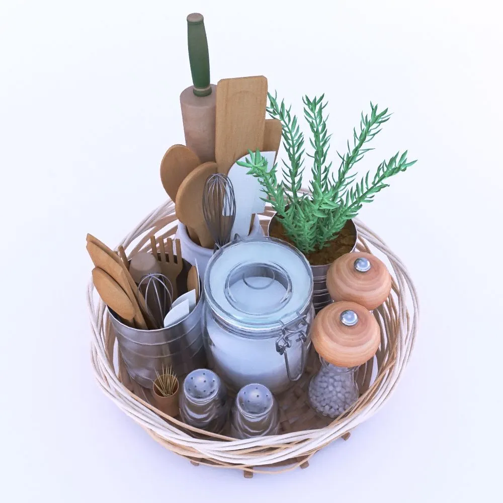 12386 farmhouse kitchen 3d model 4