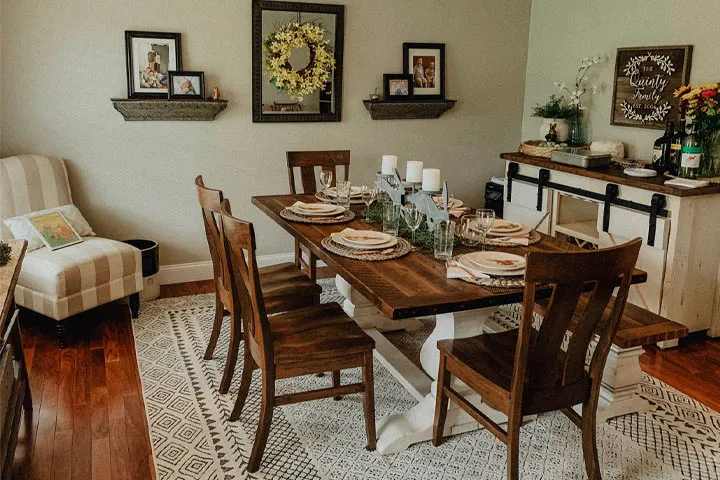 12398 rustic red door greenery