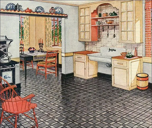 12404 vintage appliances kitchen
