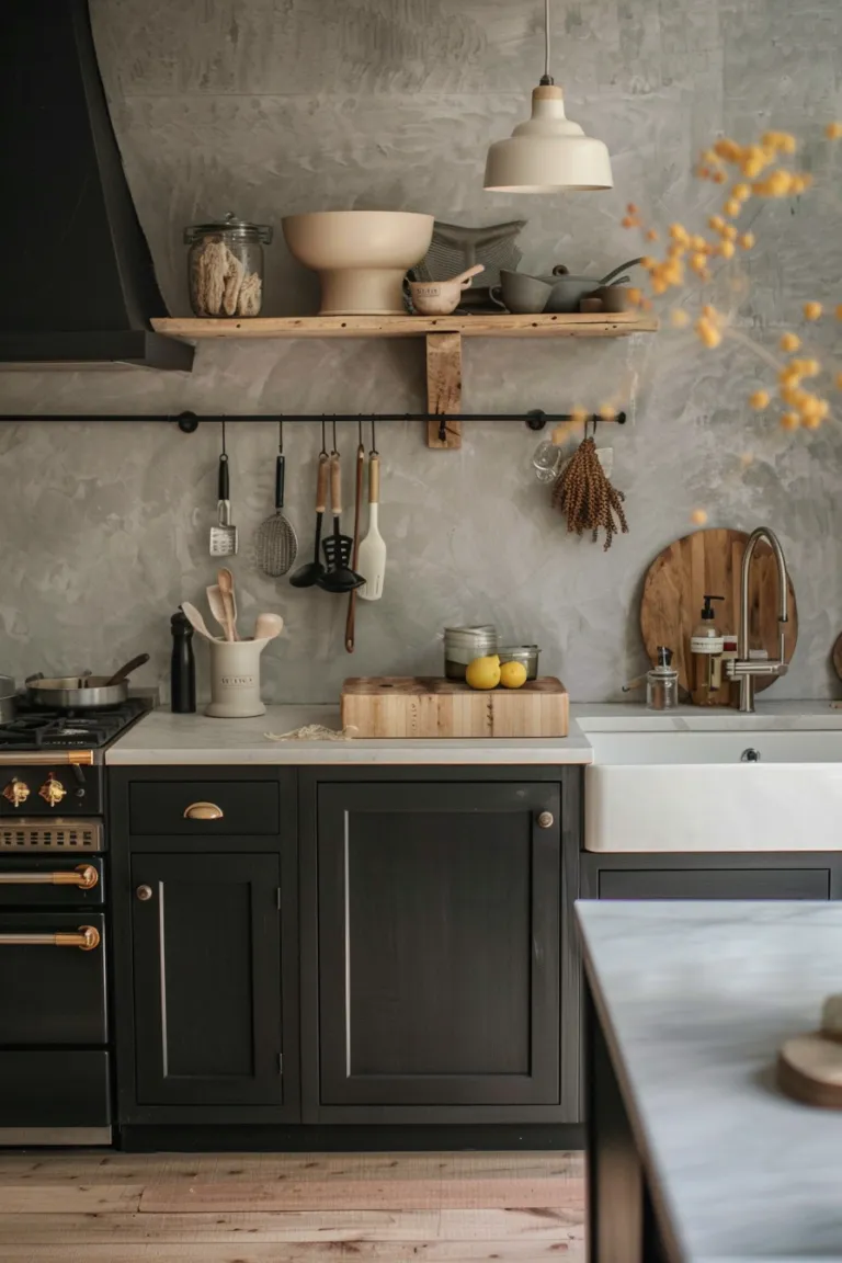 12465 farmhouse kitchen vintage mirrors