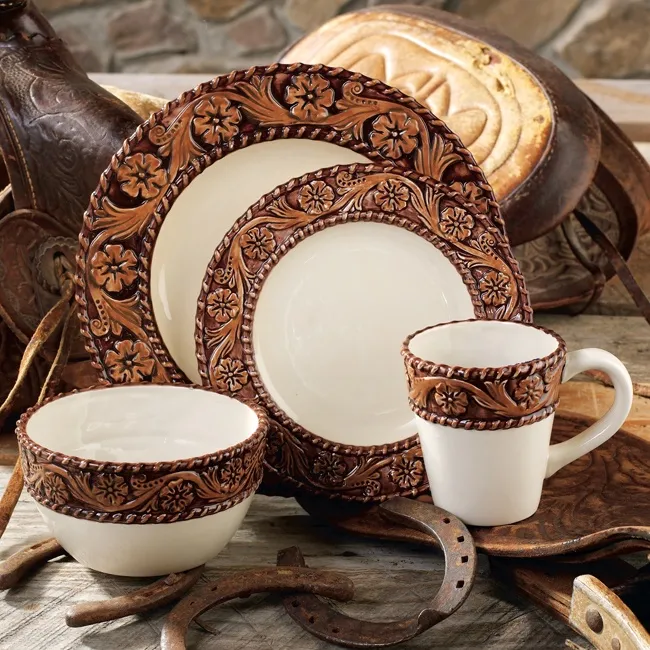 12476 western dinnerware table