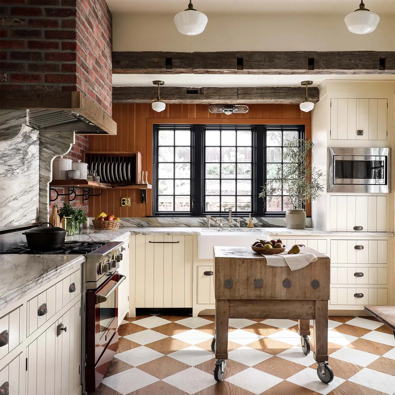 12481 rustic red kitchen color palette