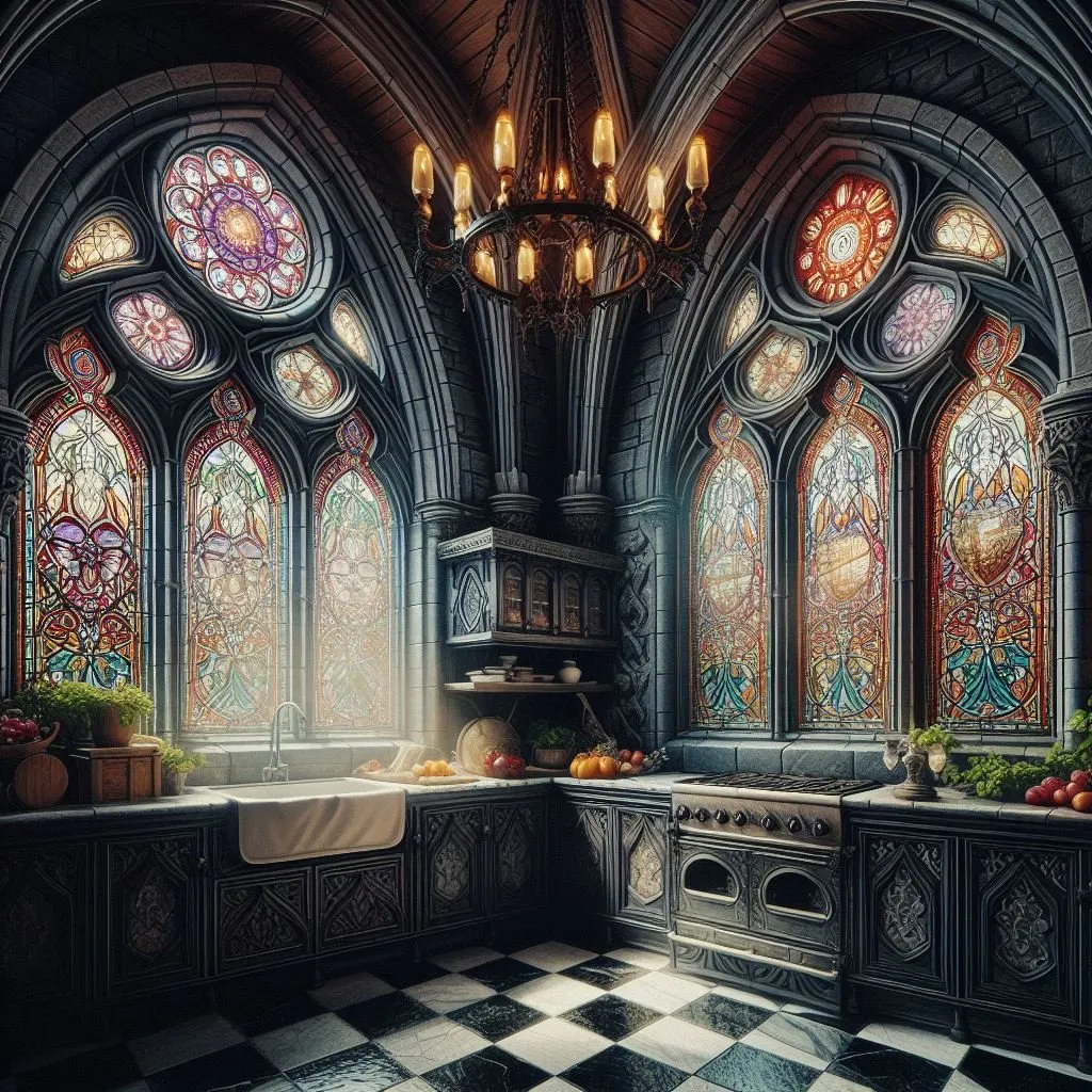 12492 gothic kitchen accents