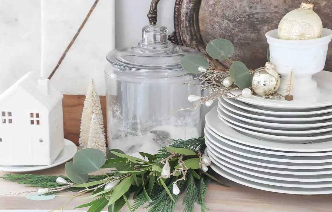 12553 christmas kitchen countertop decor