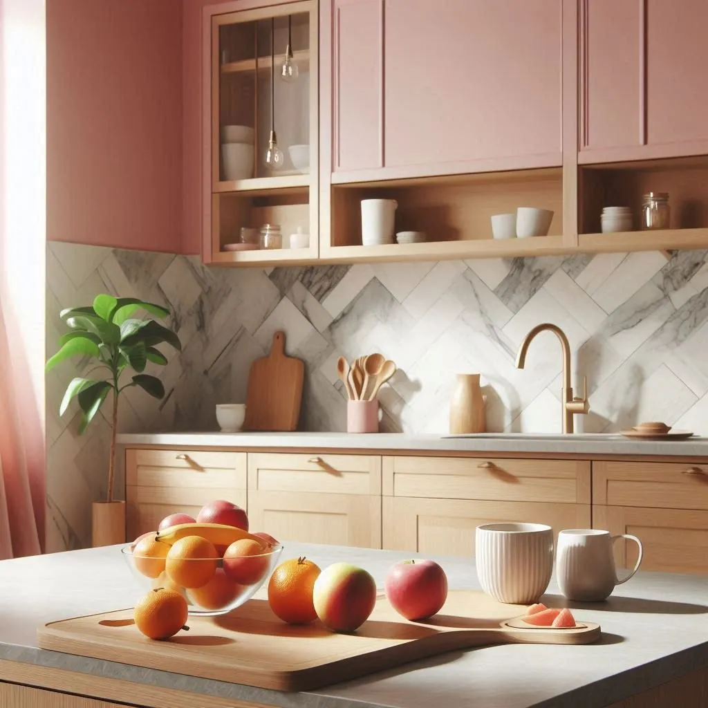12588 red pink kitchen color palette