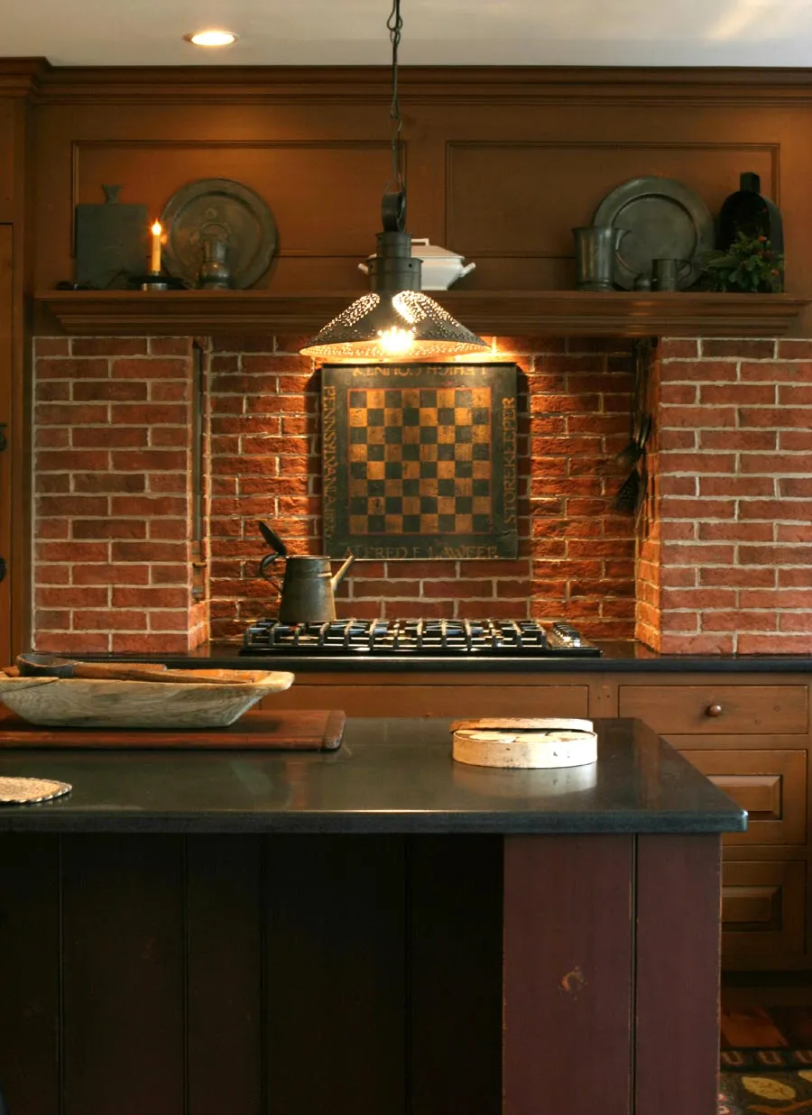 12598 red backsplash kitchen